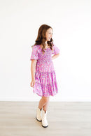 SALE Playful Posy Smocked Ruffle Dress