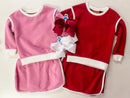 Skort Set – Pink & White Trim Girls Outfit