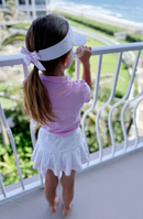Pastel Hearts Bow Visor (Youth/Junior)