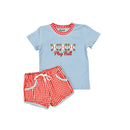 PRE ORDER - Hazel Blue Play Ball Short Set