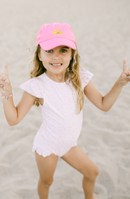 Princess Crown Bow Baseball Hat (Youth)