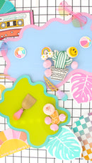 Custom wavy acrylic tray