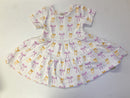 Put a Bow On It! Twirl Dress & Biker Shorts Set – Purple & Gold