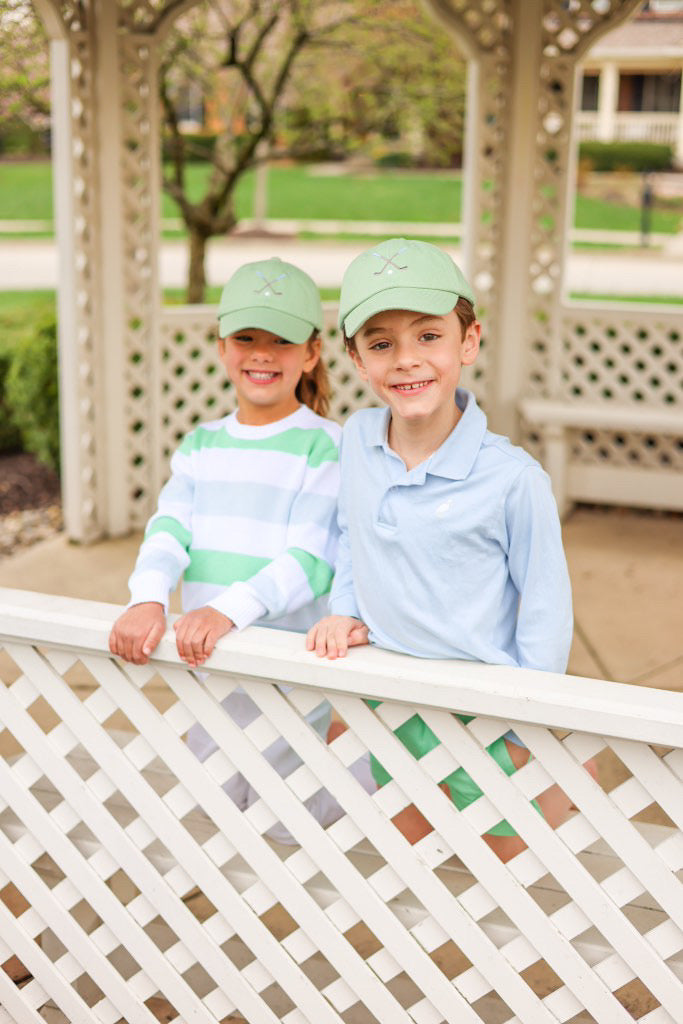 Golf Clubs Bow Baseball Hat (Youth)