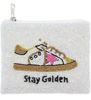 Stay Golden coin purse