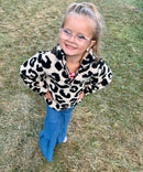 Leopard print Sherpa