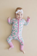 Bamboo Zip Romper | Shamrock & Bows