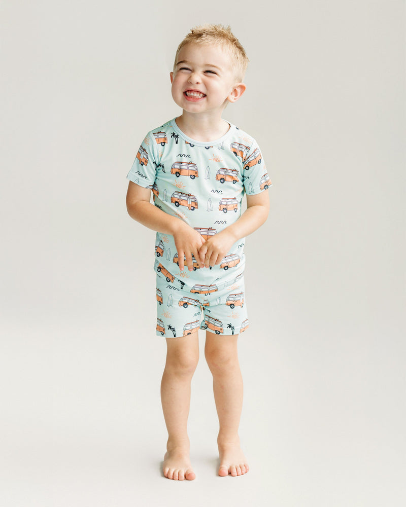 Bamboo Shorts Set | Retro Beach