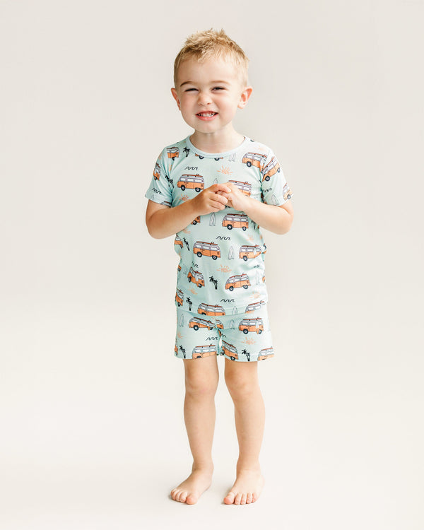 Bamboo Shorts Set | Retro Beach