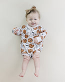 Bubble Romper | Milk & Cookies