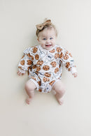 Bubble Romper | Milk & Cookies