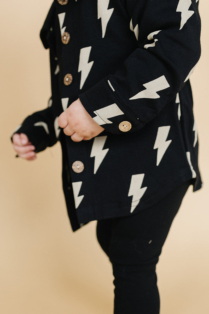 Shacket | Black Bolts