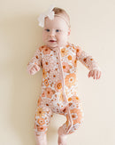 Bamboo Zip Romper |  Sweet Blossom