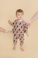 Jogger Set | Mocha Bolts