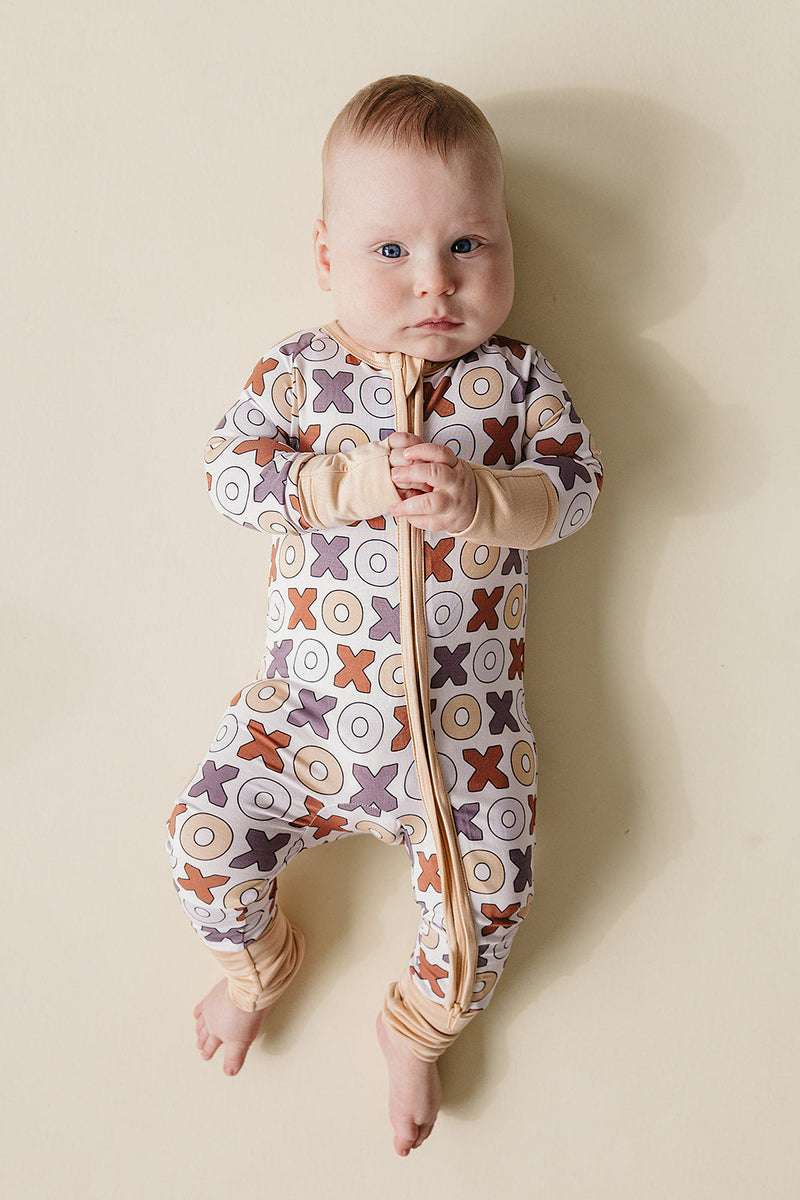 Bamboo Zip Romper | Xoxo