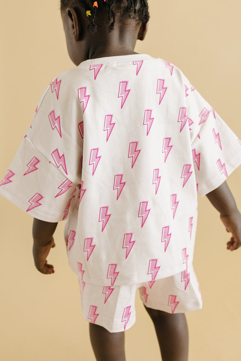 Shorts Set | Pink Bolts