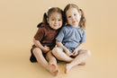 Terry Cargo Shorts Set | Chocolate