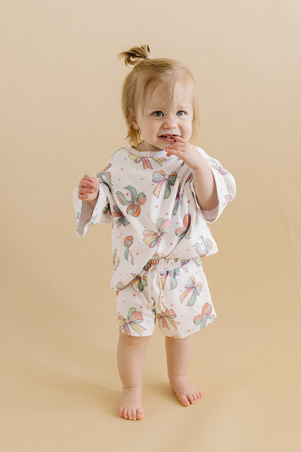 Shorts Set | Happy Bows
