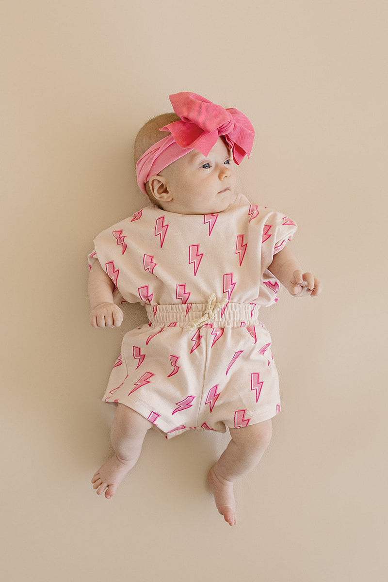 Shorts Set | Pink Bolts