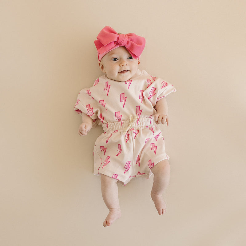 Shorts Set | Pink Bolts