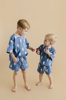 Shorts Set | Blue Bolts