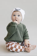 Chunky Knit Sweater | Green