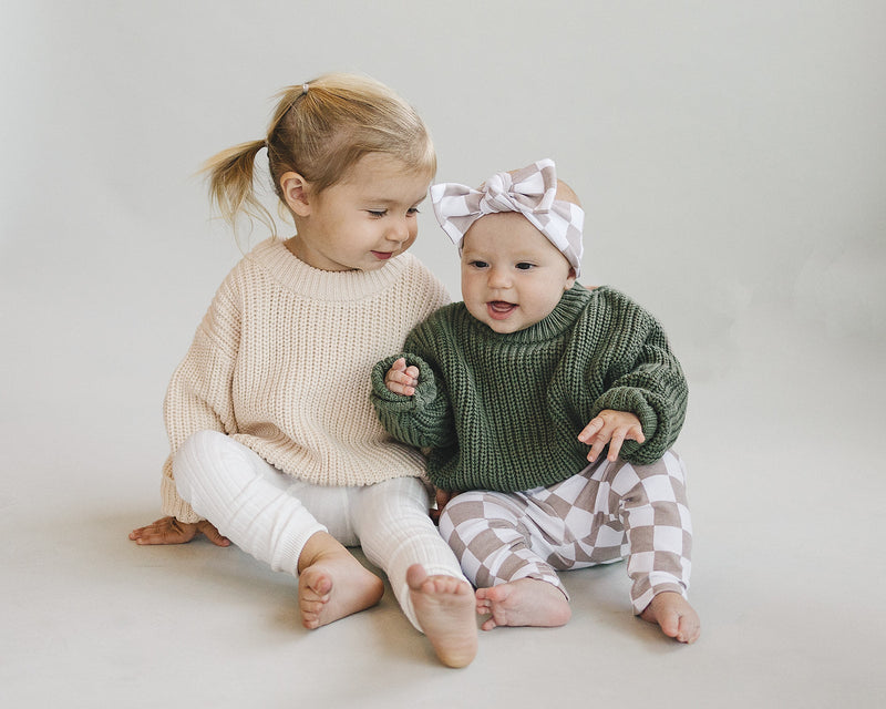 Chunky Knit Sweater | Green