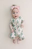 Bamboo Shorty Romper | Cactus Flowers