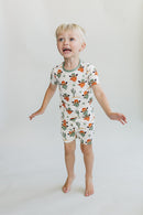 Bamboo Two Piece Shorts Set | Smiley Cowboy