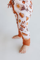 Bamboo Zip Romper | Pumpkin Spice