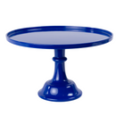 Royal Blue Melamine Pedestal Cake Stand