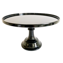 Black Melamine Pedestal Cake Stand