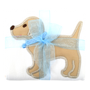 Lab Puppy Appliqued Burp