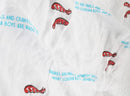 Louisiana Boy Muslin Swaddle Receiving Blanket