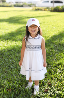 American Flag Bow Baseball Hat (Youth, Junior)