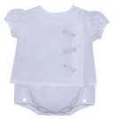 Mardi Gras Mask Diaper Set-Girl