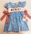 Back to School Swiss Dot Collection | Girls Dress, Girls Short Set & Boys Short Set | Bossier City, LA