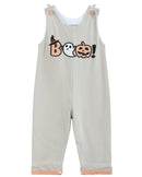 Gray Boo Applique Longalls