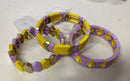 Purple & Gold Kids Bracelets | LSU Gameday Jewelry