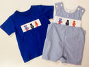 Smocked Superheroes Shortall
