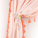 Acrylic bow curtain tie back