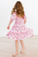 SALE Strawberry Shortcake Smocked Ruffle Dress