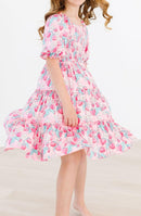 SALE Strawberry Shortcake Smocked Ruffle Dress