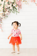 SALE Strawberry Fields Tutu Bodysuit