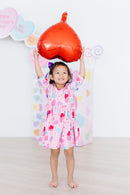 Sucker for You 3/4 Sleeve Pocket Twirl Dress