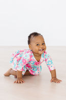 Petal Perfection 3/4 Sleeve Twirl Bodysuit