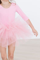 Bubblegum Pink 3/4 Tutu Leotard