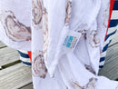 Aw, Shucks! Oyster Baby Muslin Swaddle Blanket