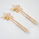 Sunnylife Kids Inflatable Star Wand Set – Princess Swan Gold Pool Wands (Set of 2)