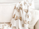 Aw, Shucks! Oyster Baby Muslin Swaddle Blanket